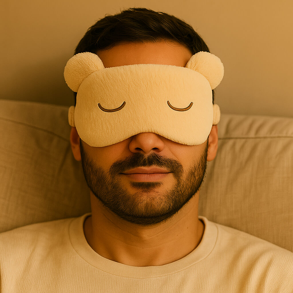 Masque de sommeil lesté